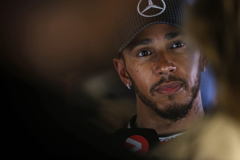 Formel 1 Mercedes Lewis Hamilton. 2023 Saudi Arabien
