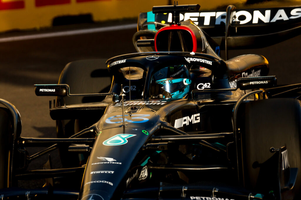 Formel 1 George Russell Mercedes Aserbaidschan GP Baku 2023