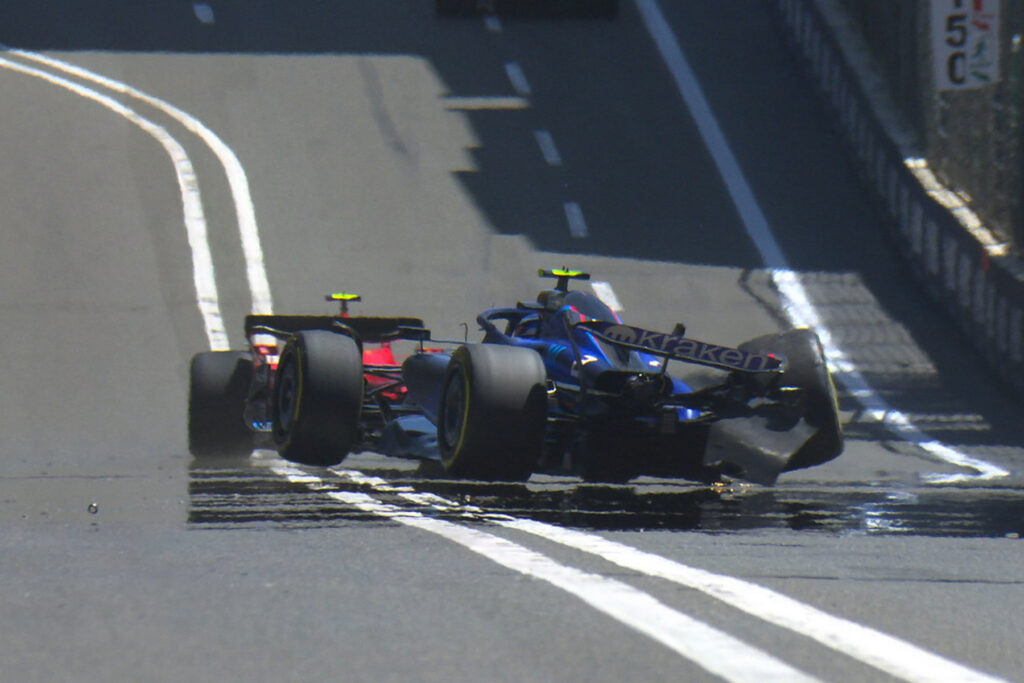 Formel 1 Logan Sargeant Williams Aserbaidschan Baku 2023