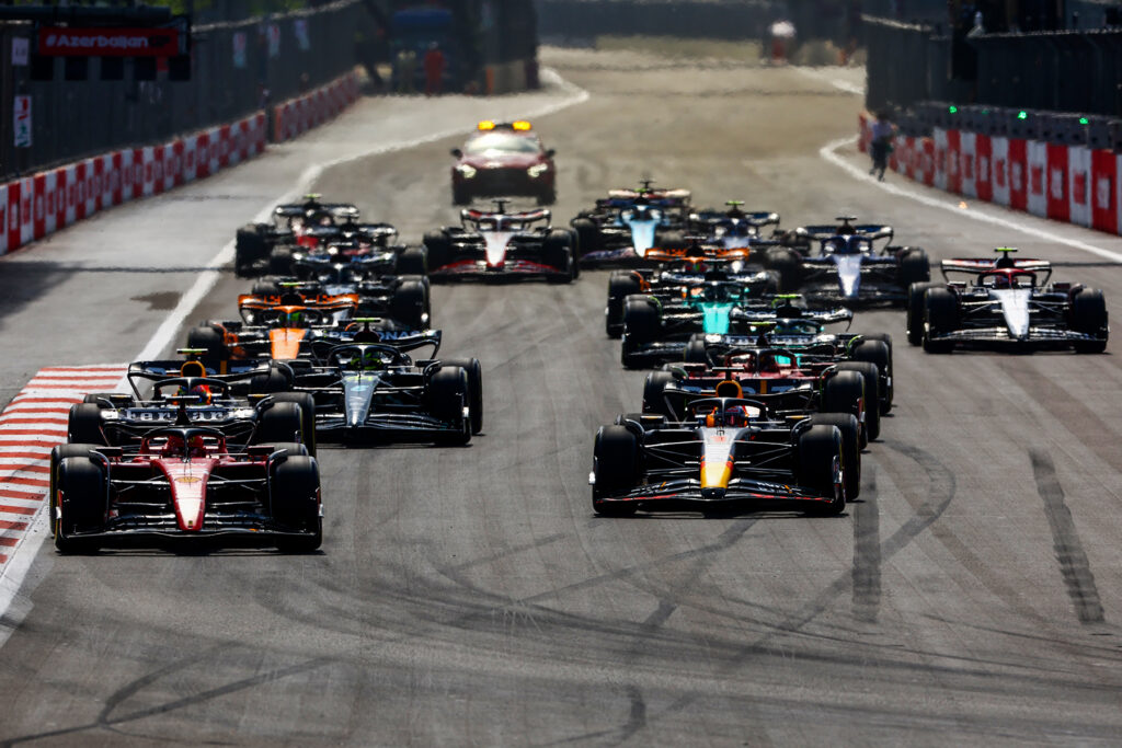 Formel 1 Start Aserbaidschan GP Baku 2023