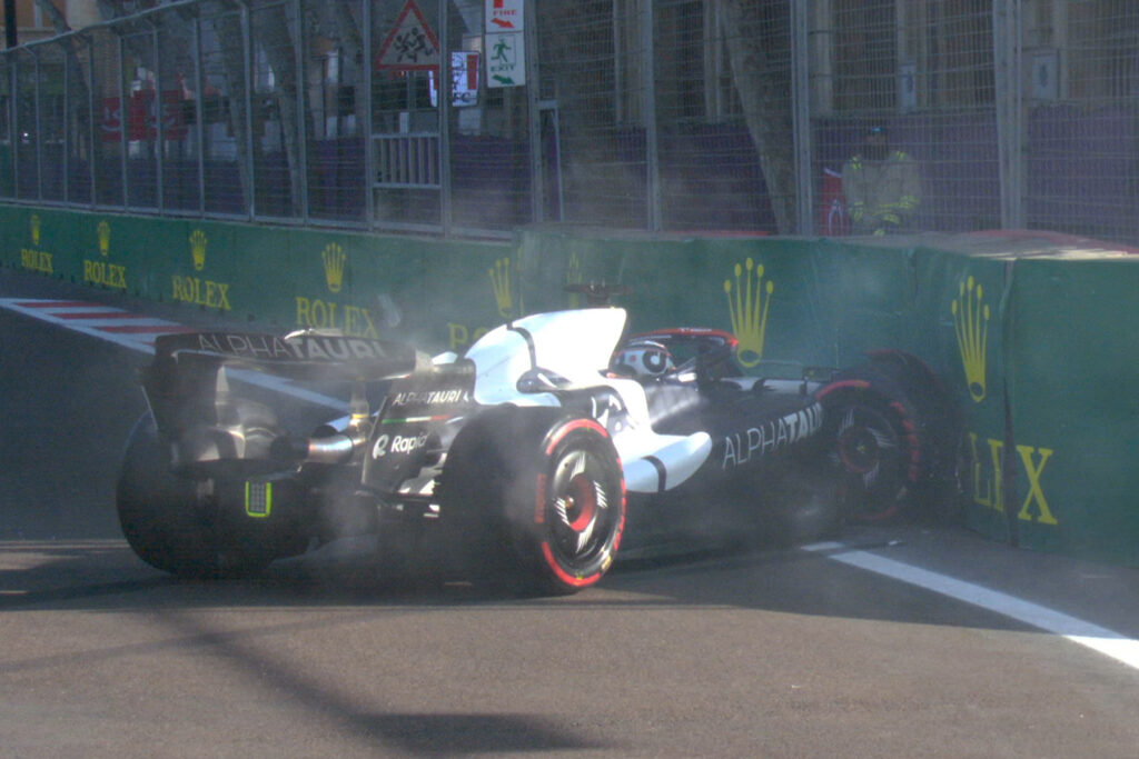 Formel 1 de Vries AlphaTauri Aserbaidschan Baku 2023