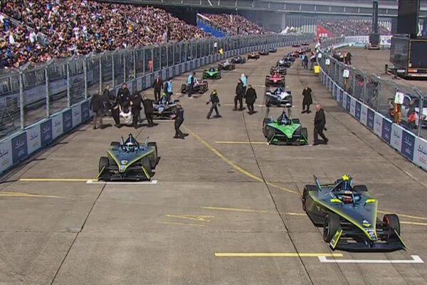 Formel e Klima Kleber Protest Berlin 2023