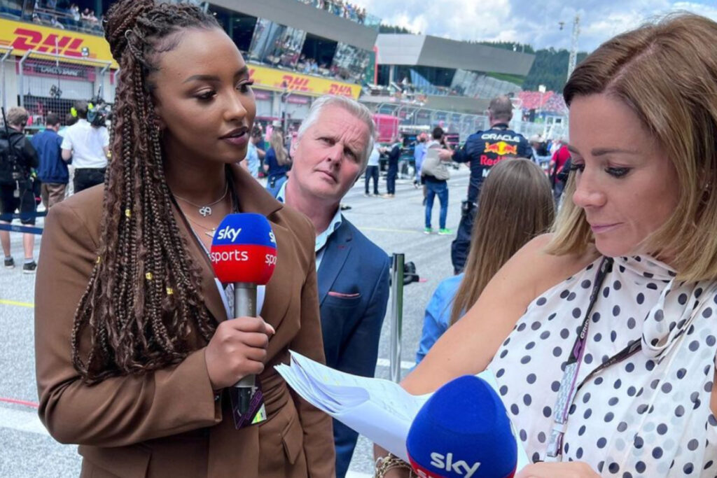 Formel 1 Naomi Schiff Johnny Herbert Natalie Pinkham Sky Sports F1 Österreich GP 2022