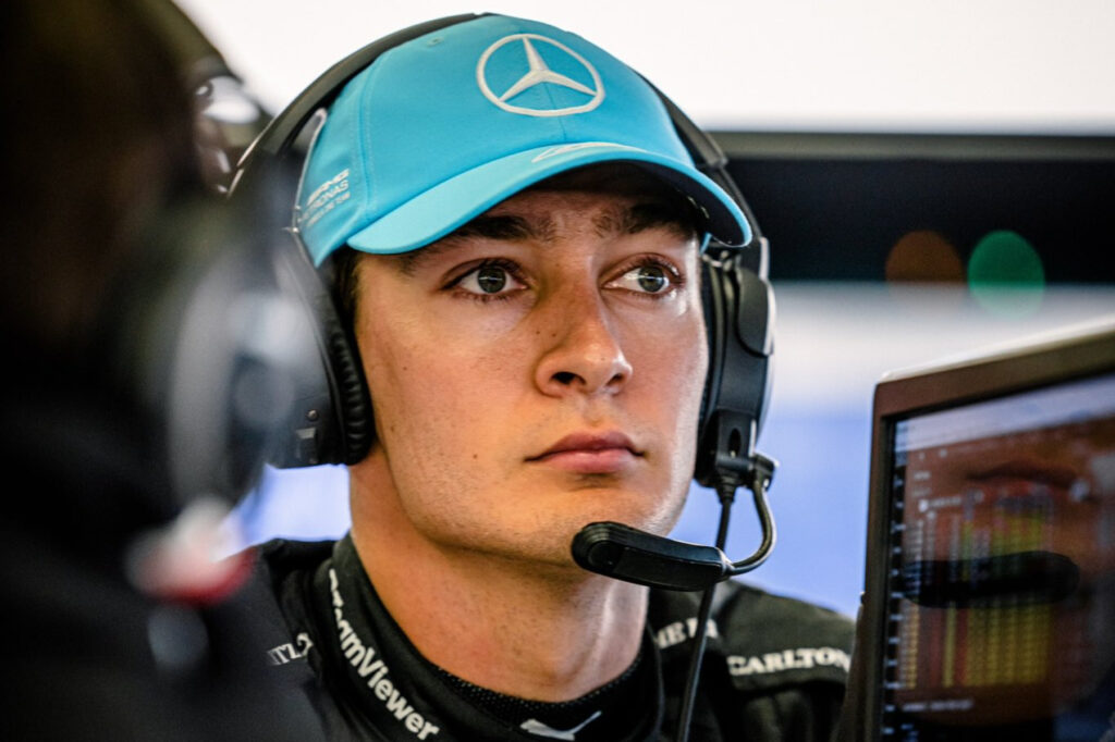 Formel 1 George Russell Mercedes Baku 2023