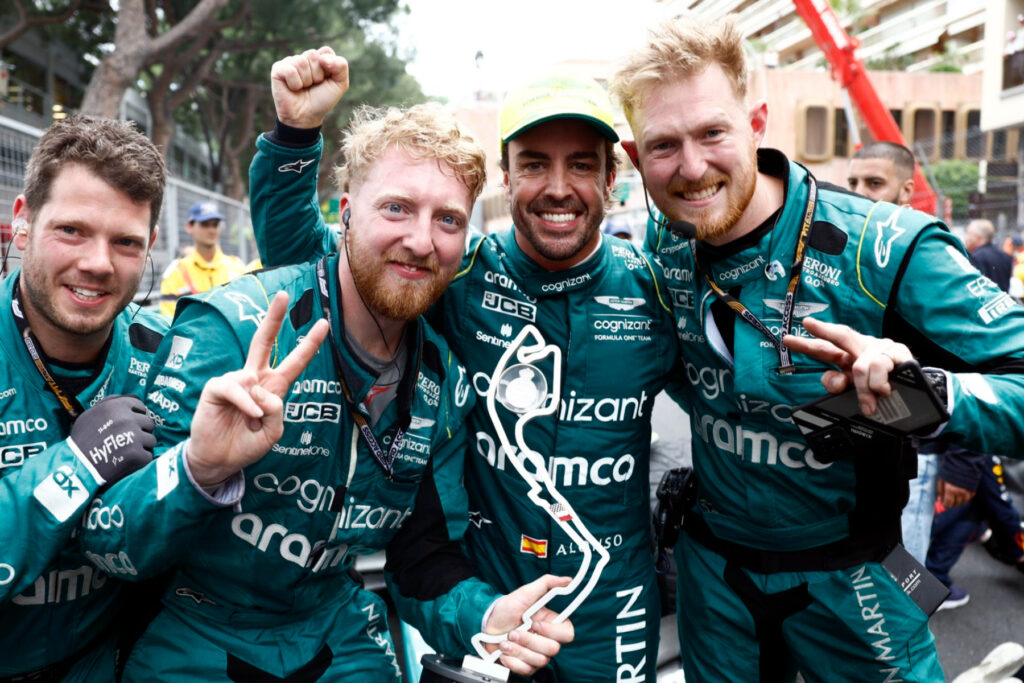 Formel 1 Fernando Alonso Aston Martin Monaco 2023