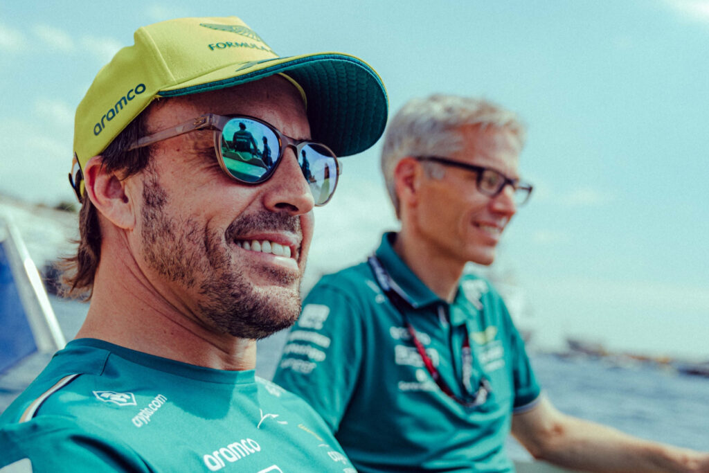 Formel 1 Fernando Alonso Mike Krack Aston Martin Monaco 2023