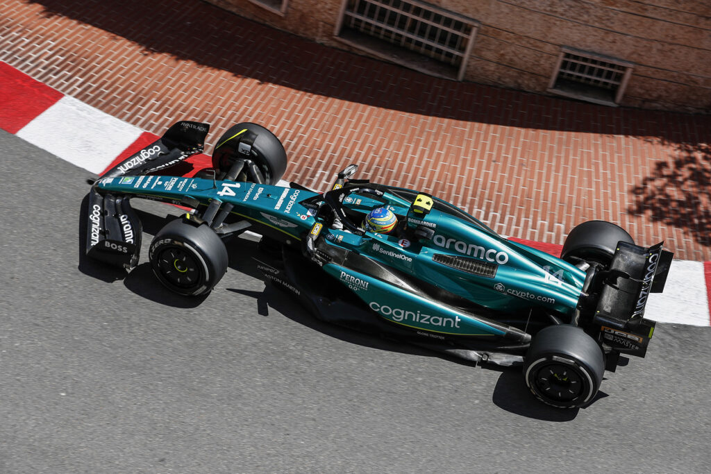 Formel 1 Fernando Alonso Aston Martin Monaco 2023