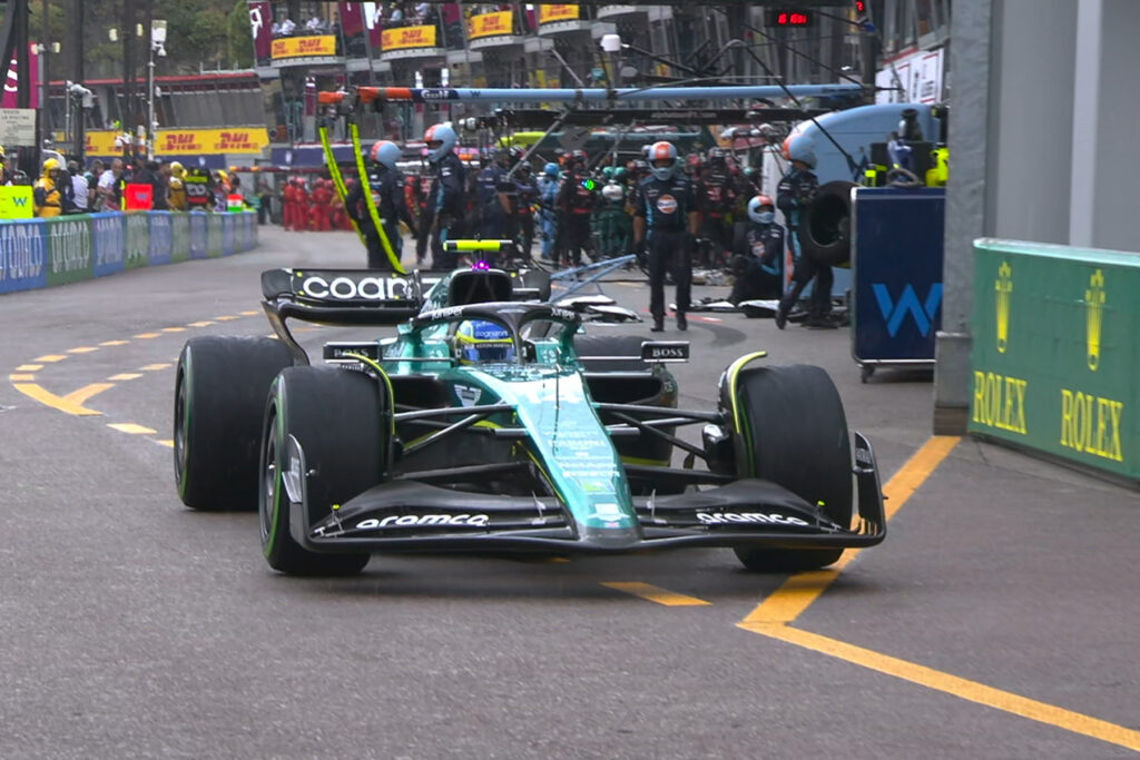 Formel 1 Alonso falscher Stop Monaco 2023