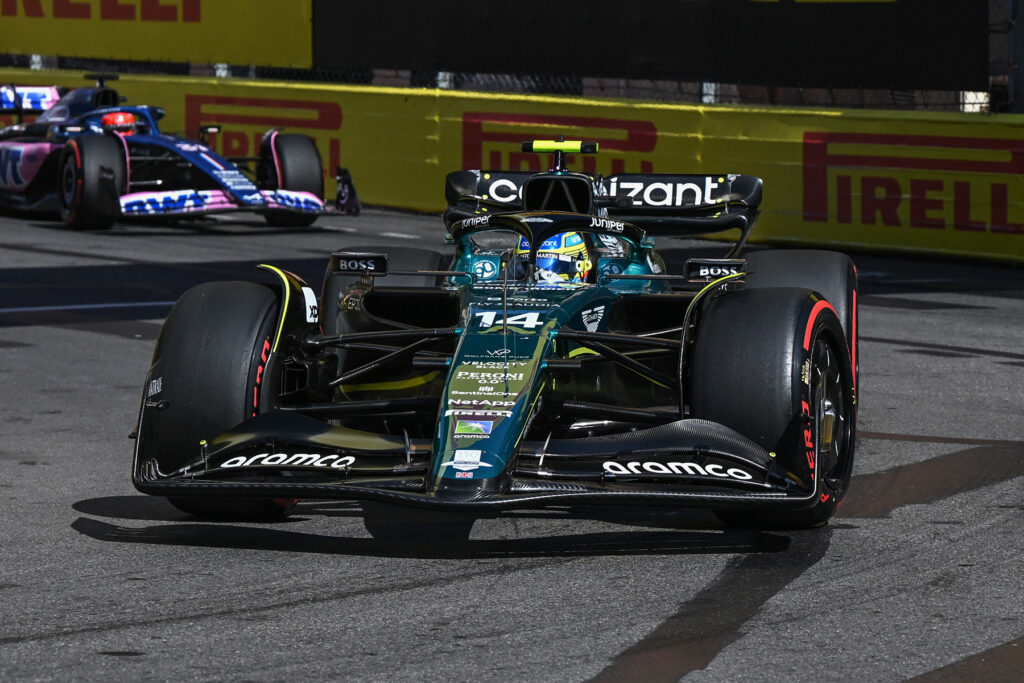 Formel 1 Fernando Alonso Aston Martin Monaco 2023