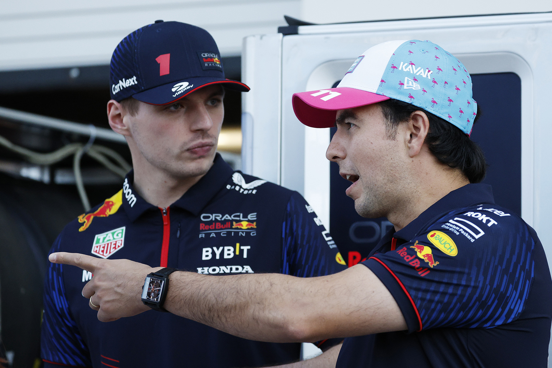 Formel 1 Sergio Perez Max Verstappen Red Bull Miami GP 2023