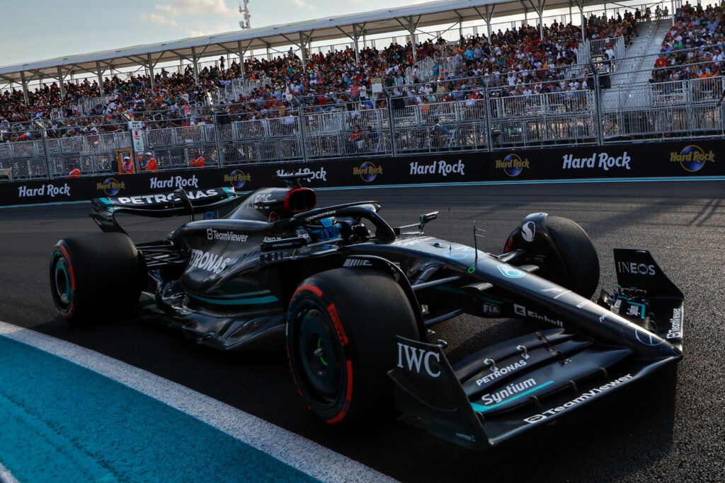 Formel 1 George Russell Mercedes Miami 2023