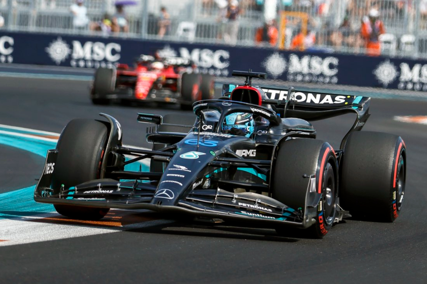 Formel 1 George Russell Mercedes Miami GP 2023