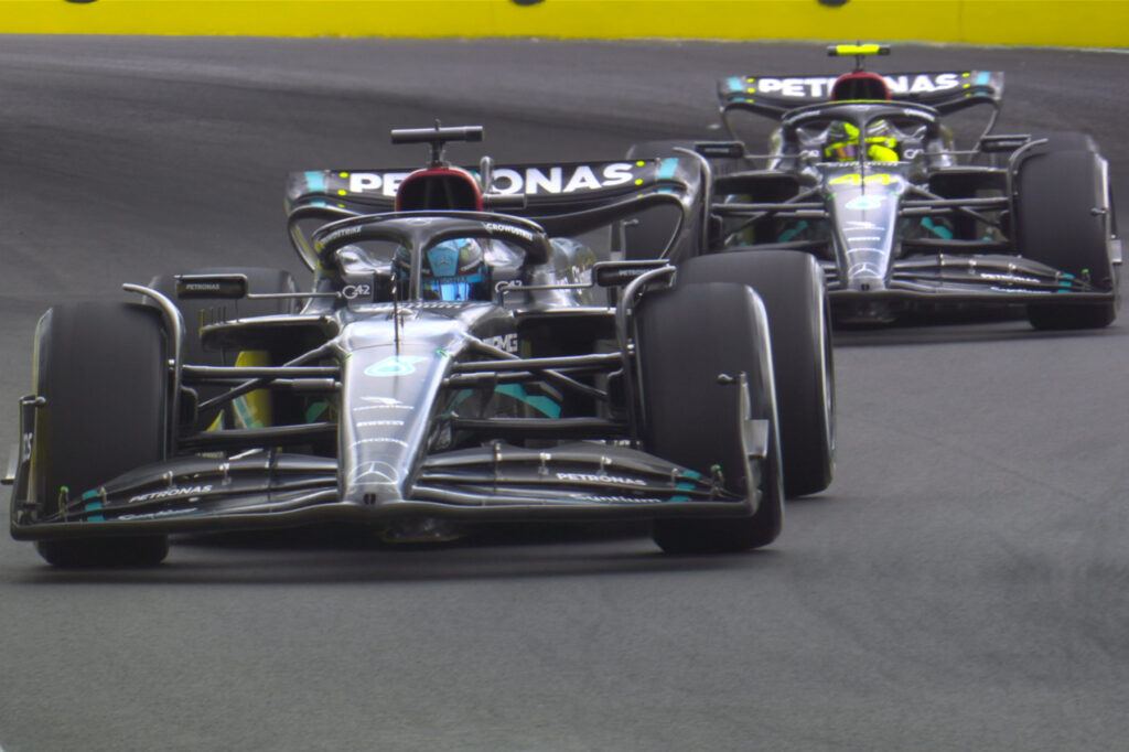 Formel 1 George Russell Lewis Hamilton Mercedes Miami GP 2023