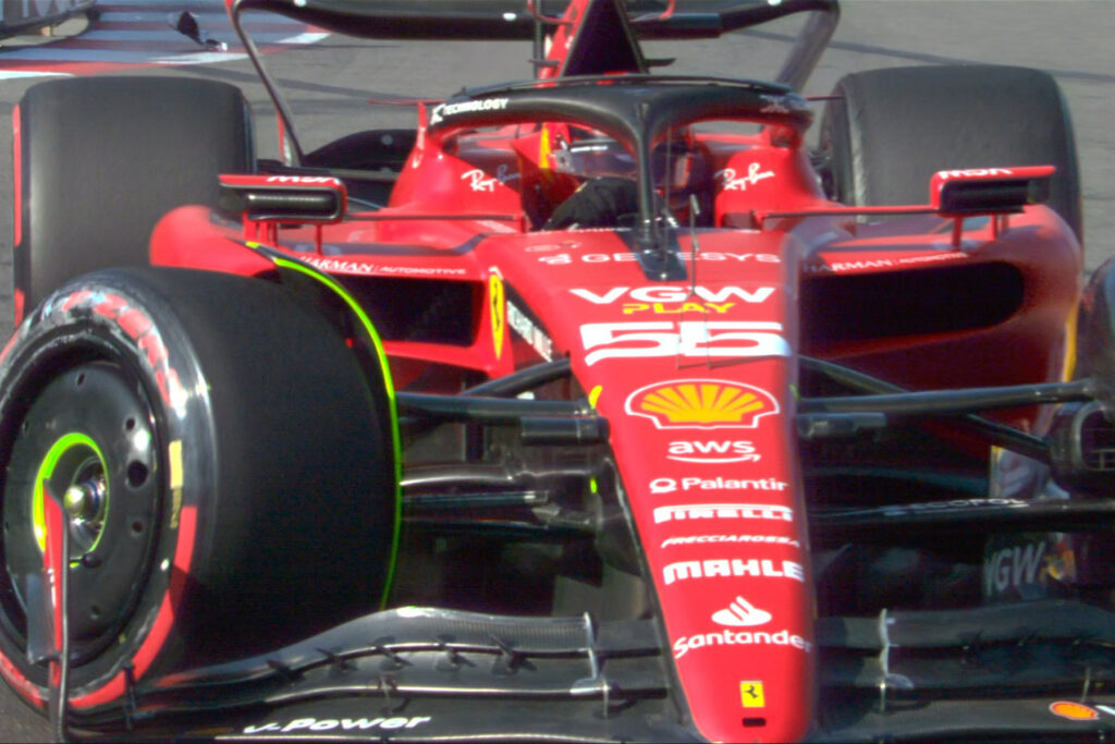 Formel 1 Carlos Sainz Ferrari Crash Monaco GP FP2