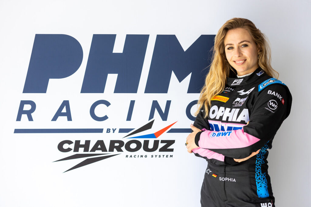 Formel 3 Sophia Flörsch. Credit: © 2023 Sebastiaan Rozendaal / Dutch Photo Agency