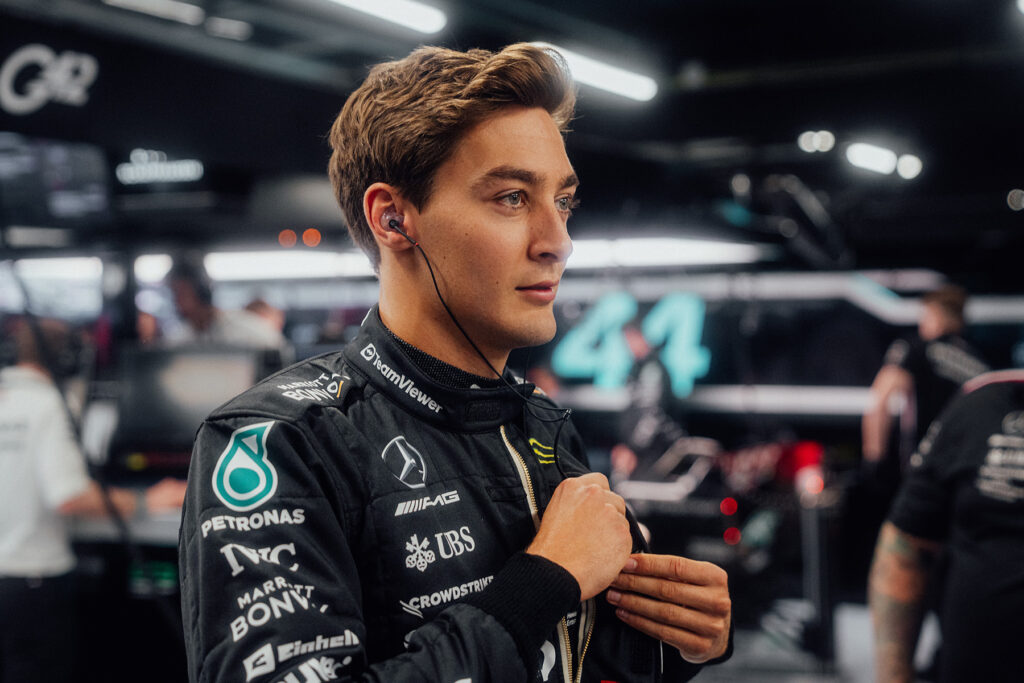 Formel 1 George Russell Mercedes Spanien 2023