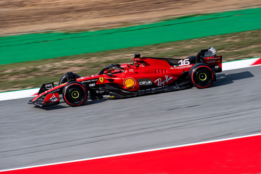 Formel 1 Charles Leclerc Ferrari Spanien 2023
