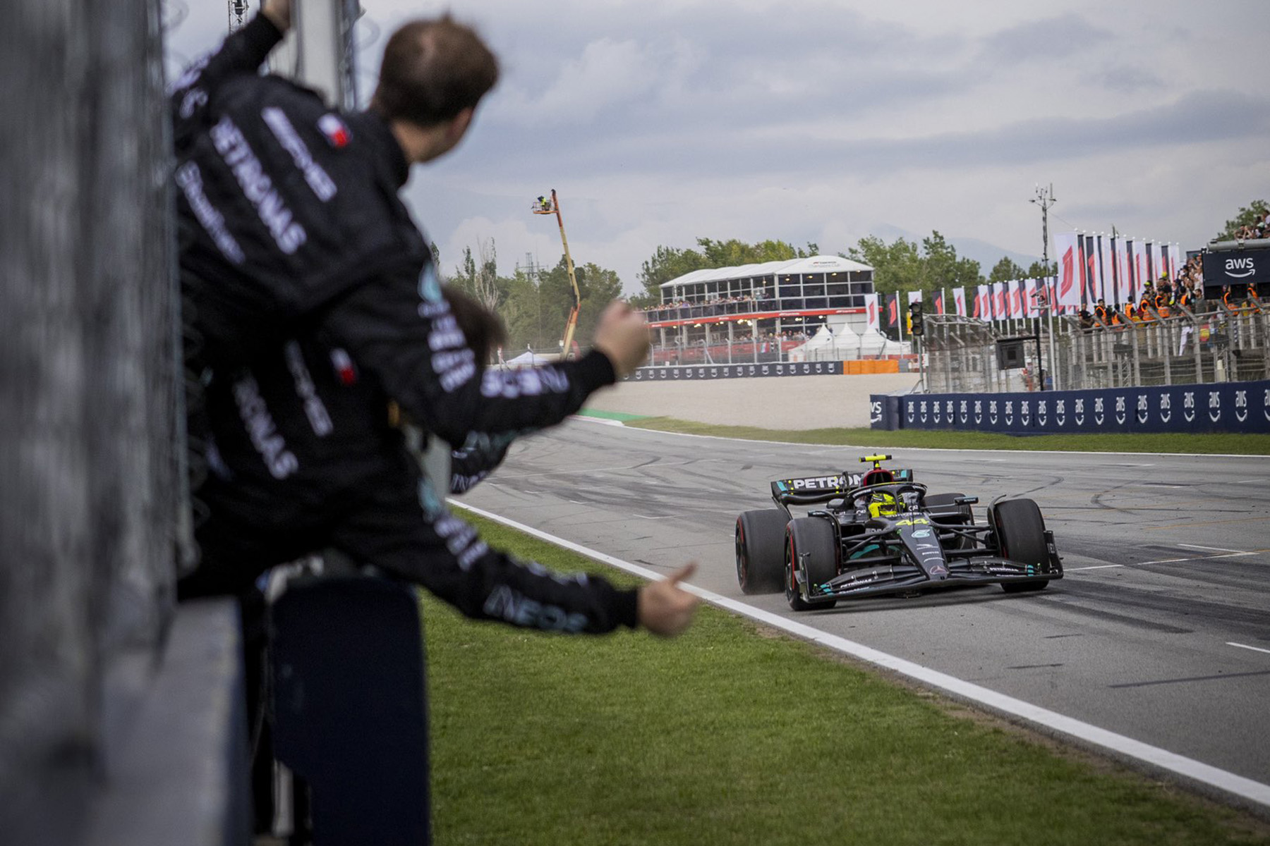 Formel 1 Lewis Hamilton Mercedes Spanien 2023