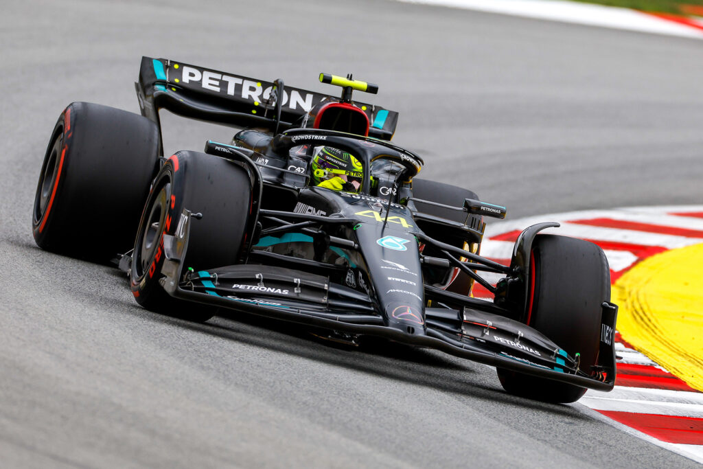 Formel 1 Lewis Hamilton Mercedes Spanien 2023