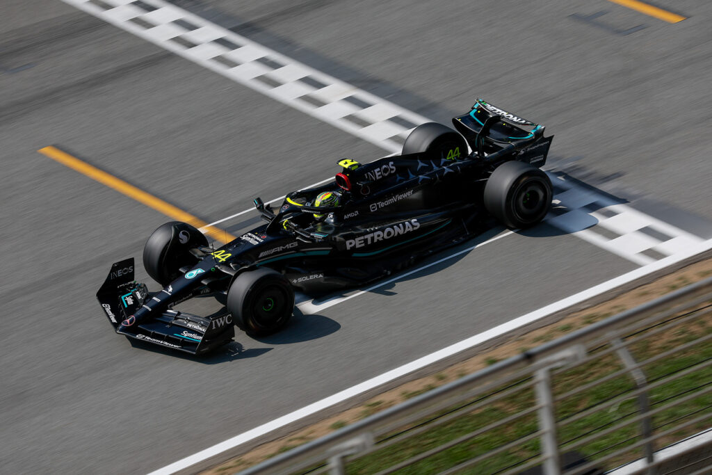 Formel 1 Lewis Hamilton Mercedes Spanien 2023