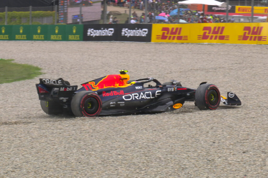 Formel 1 Sergio Perez Red Bull Barcelona Quali 2023