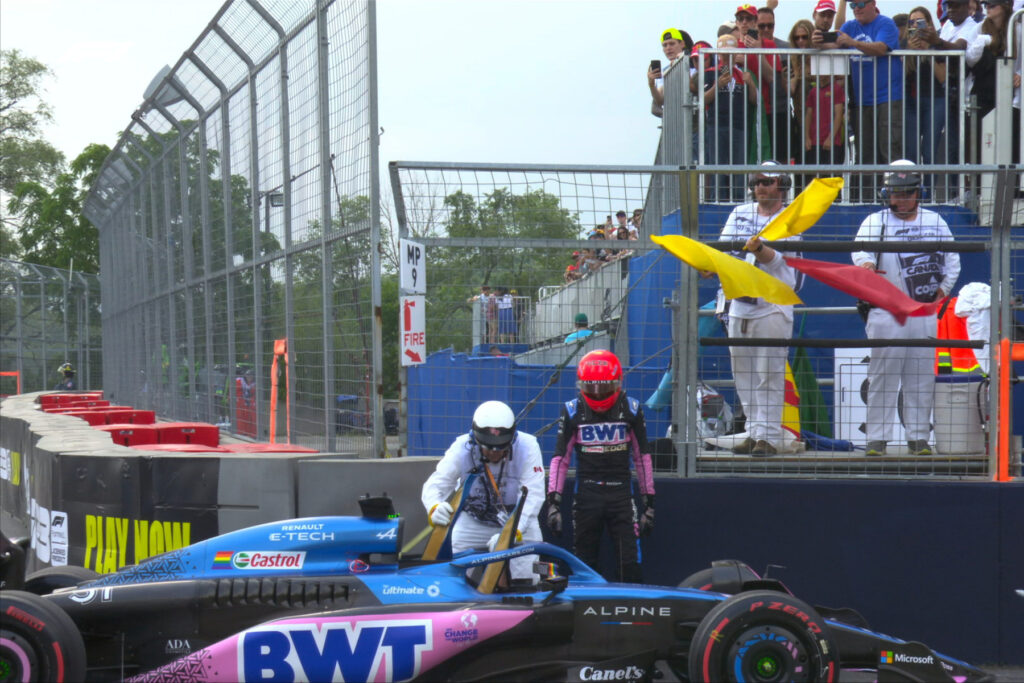 Formel 1 Esteban Ocon Alpine Kanada GP 2023 FP2