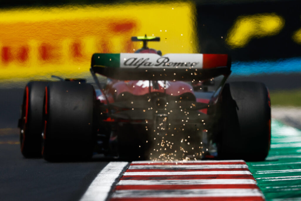 Formel 1 Zhou Guanyu Alfa Romeo Ungarn 2023