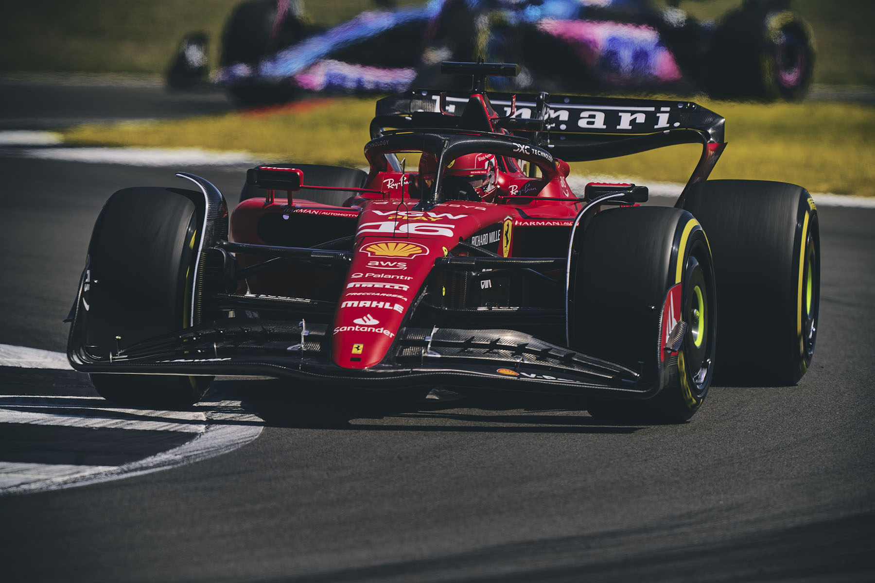 Formel 1 Charles Leclerc Ferrari Silverstone 2023