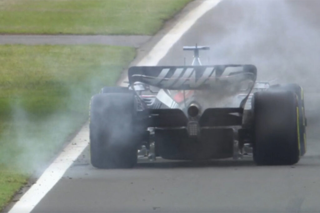 Formel 1 Magnussen Silverstone 2023 Ausfall