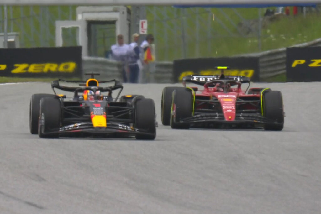 Formel 1 Verstappen Sainz Spielberg 2023