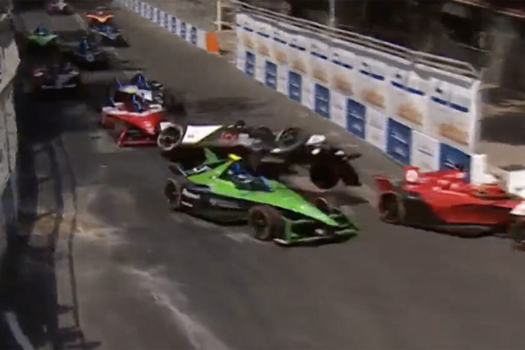 Formel E Crash Evans Cassidy Rom 2023