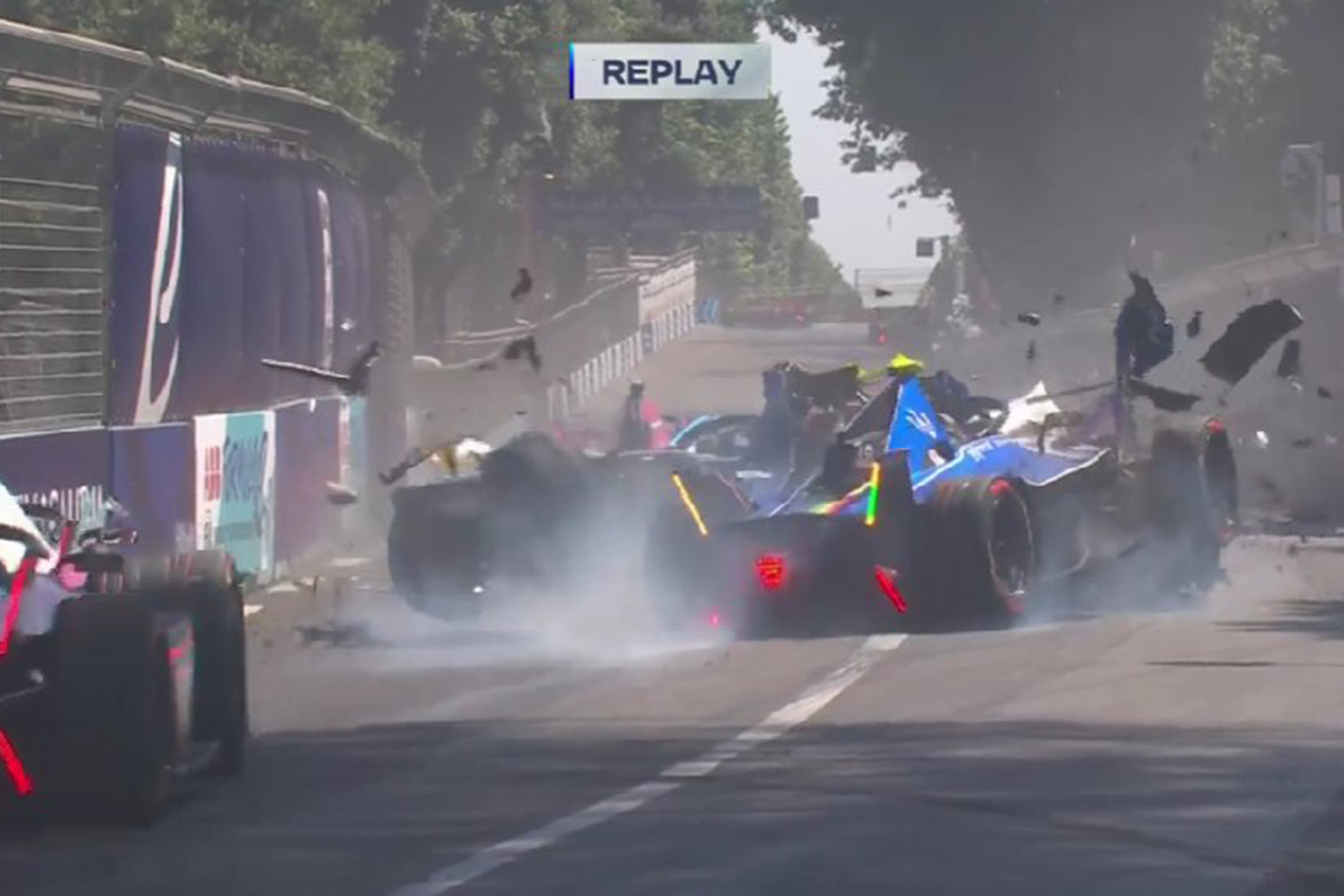 Formula E Crash Rom ePrix 2023