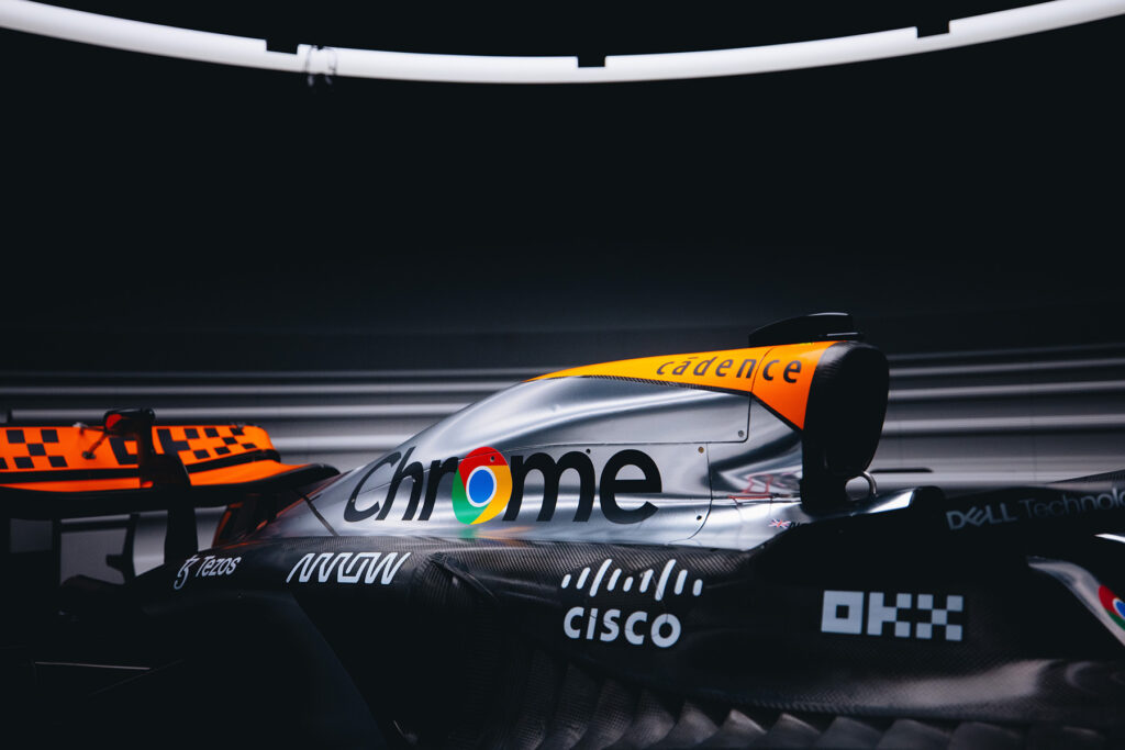Formel 1 McLaren Silverstone Lackierung 2023