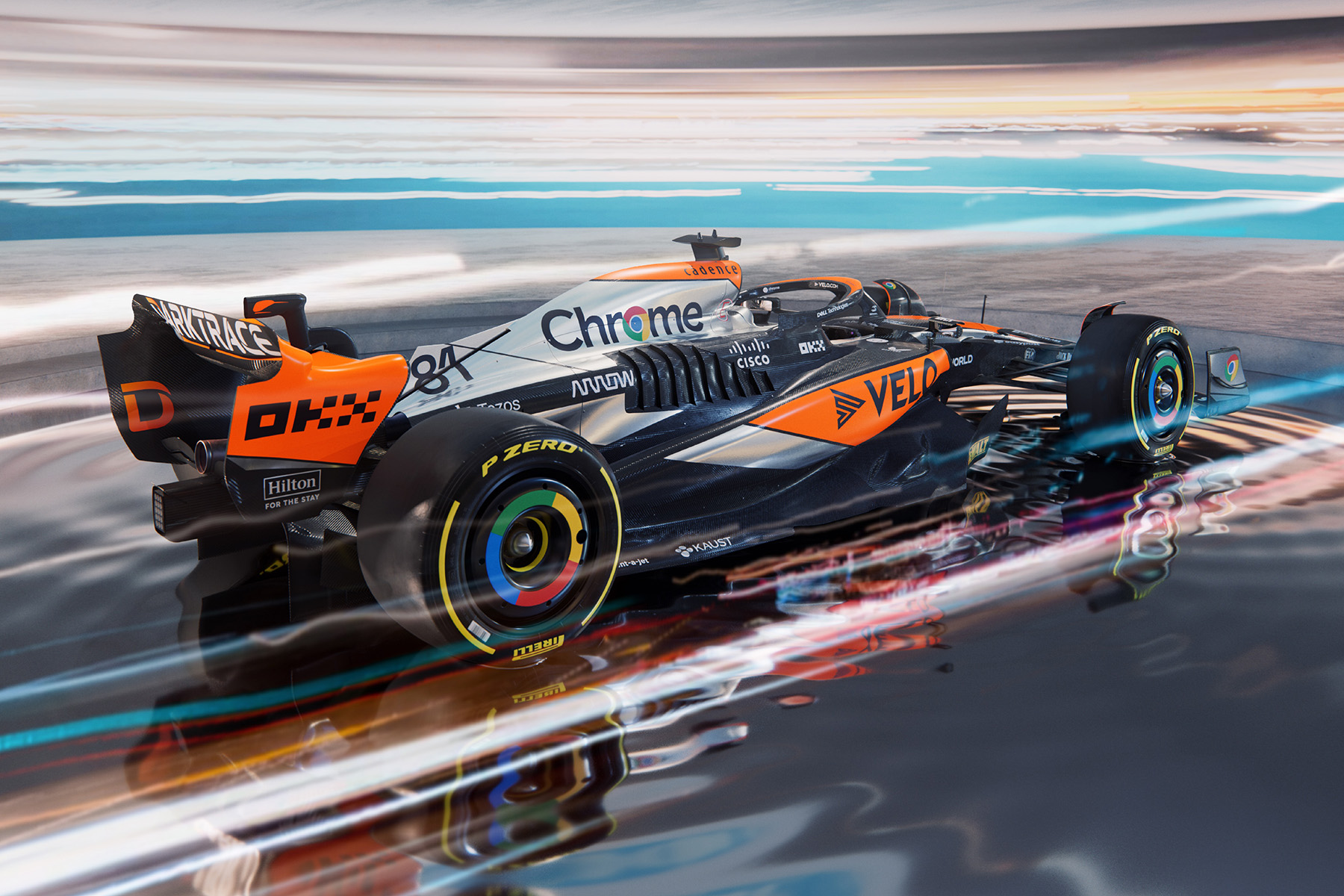 Formel 1 McLaren Silverstone Lackierung 2023