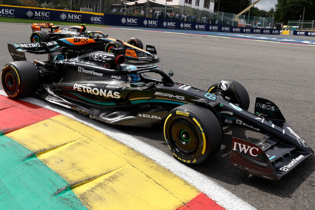 Formel 1 George Russell Mercedes Spa 2023