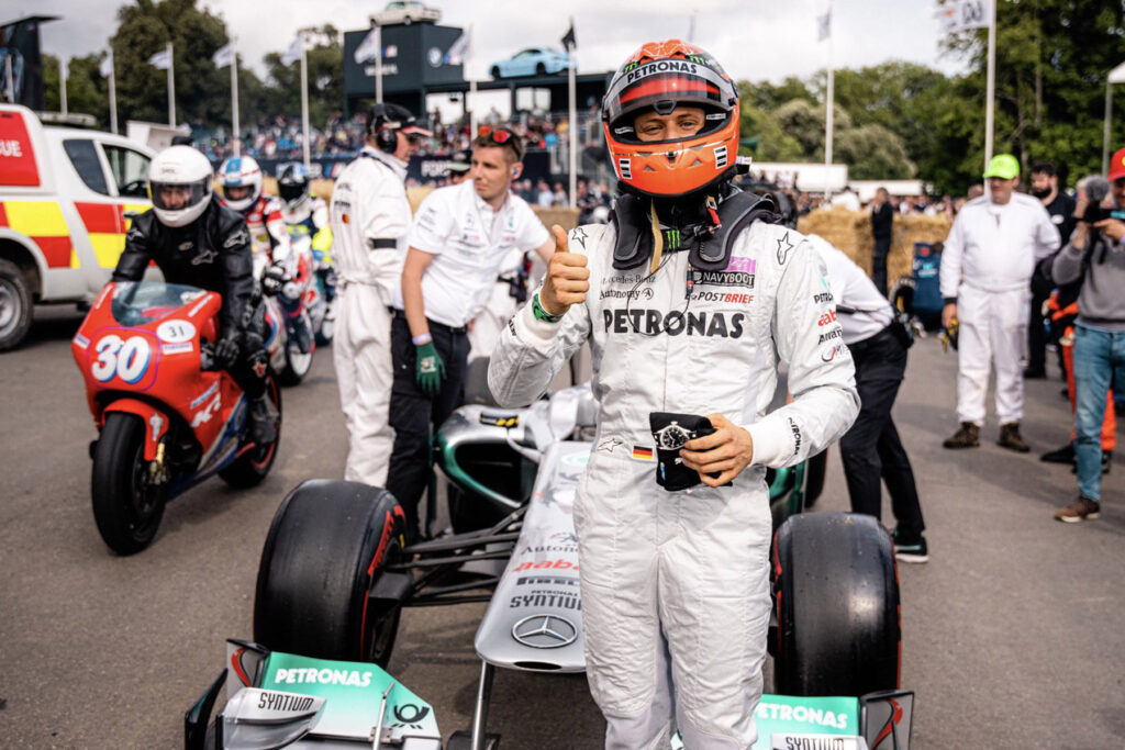 Mick Schumacher Goodwood FOS 2023 Mercedes von Michael Schumacher