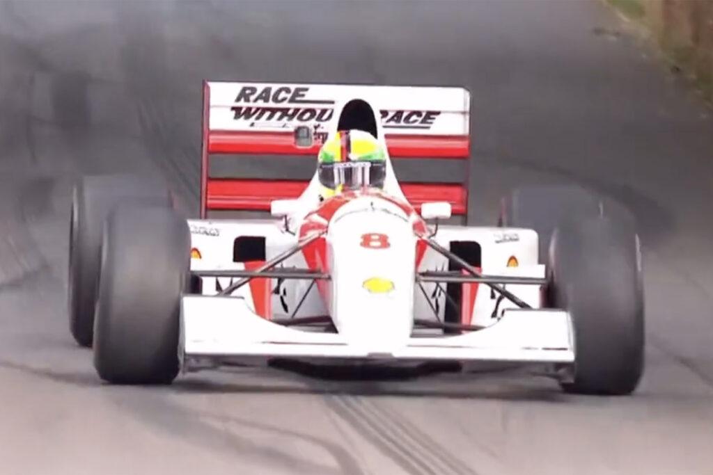 Sebastian Vettel Senna McLaren Goodwood FOS 2023
