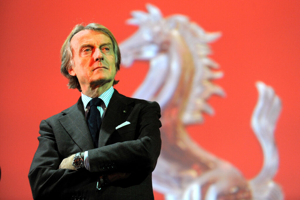 Formel 1 Luca di Montezemolo. Credit: Ferrari