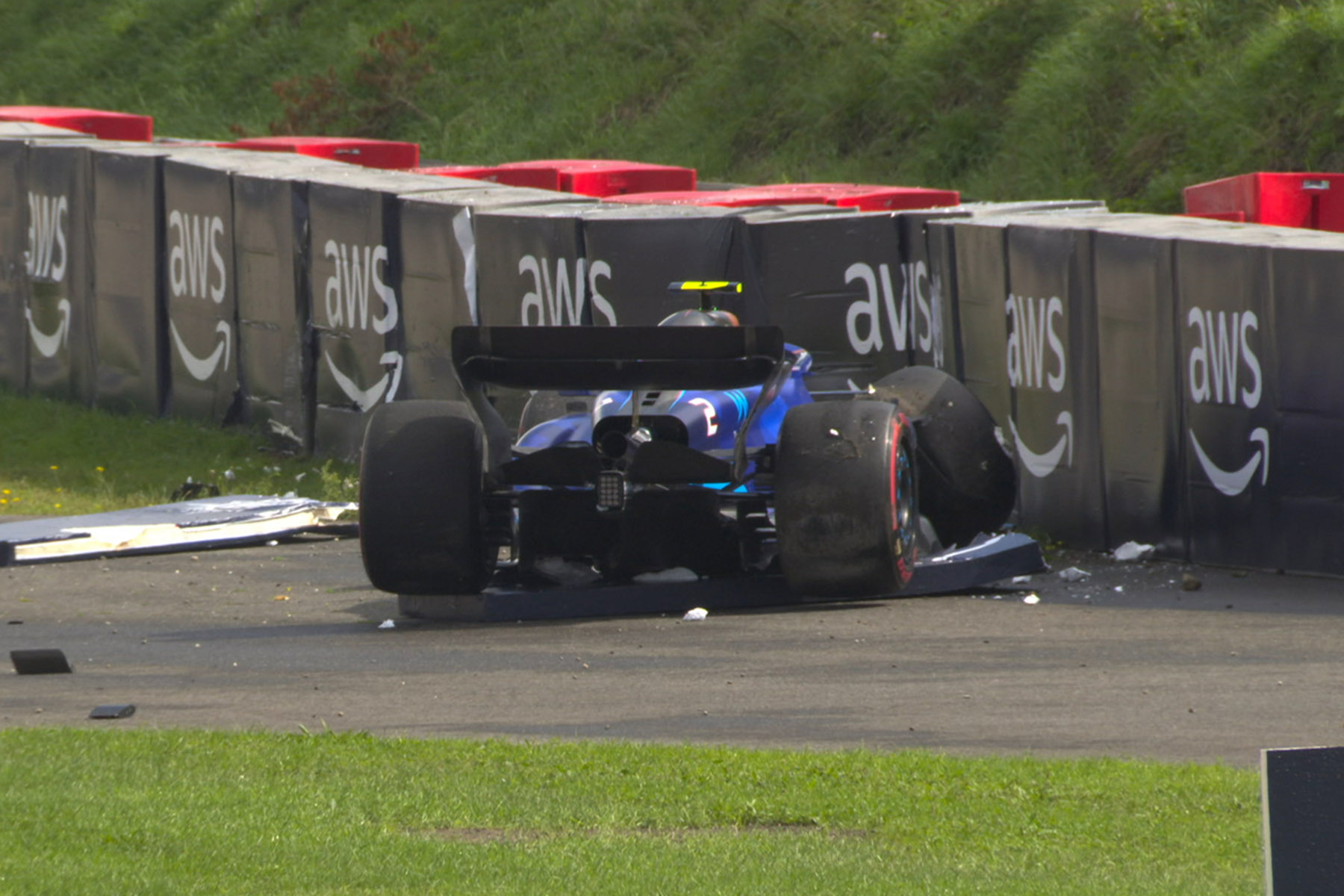 Formel 1 Sargeant Williams Zandvoort Crash 2023