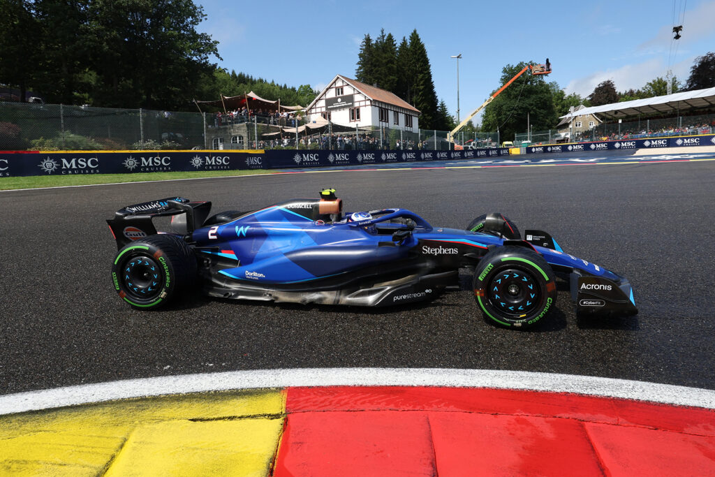 Formel 1 Logan Sargeant. Credit: Williams