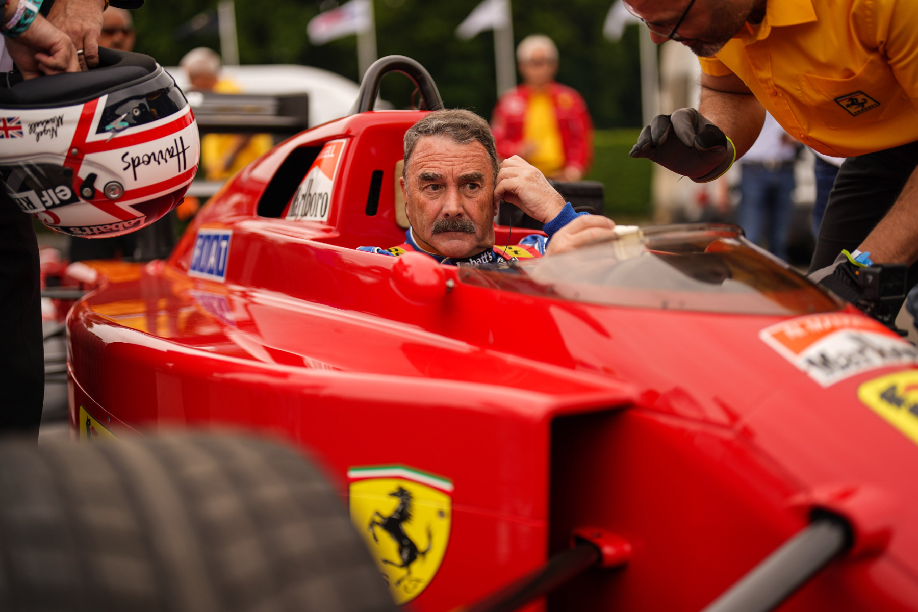 Formel 1 Nigel Mansell Ferrari Goodwood