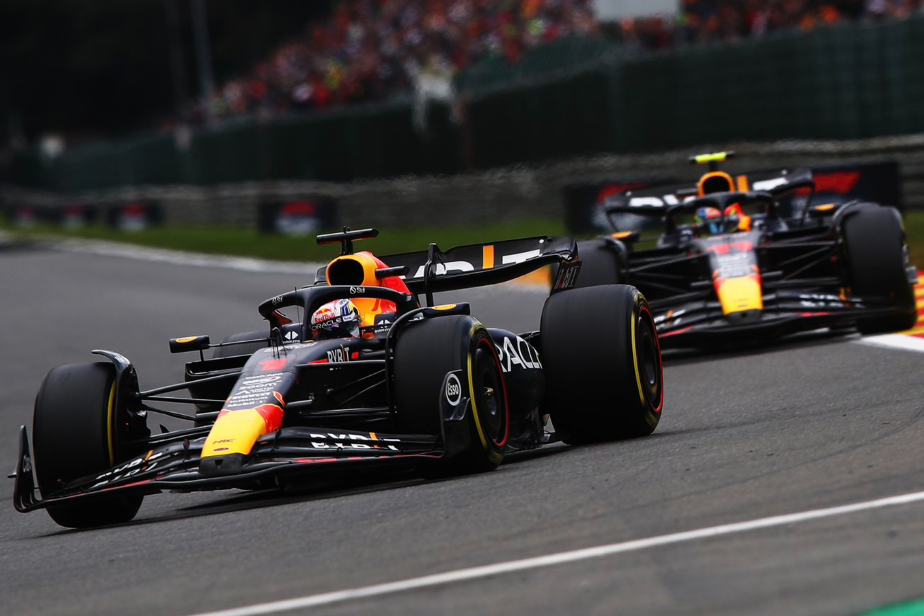 Formel 1 Max Verstappen Sergio Perez Red Bull Spa Belgien GP 2023
