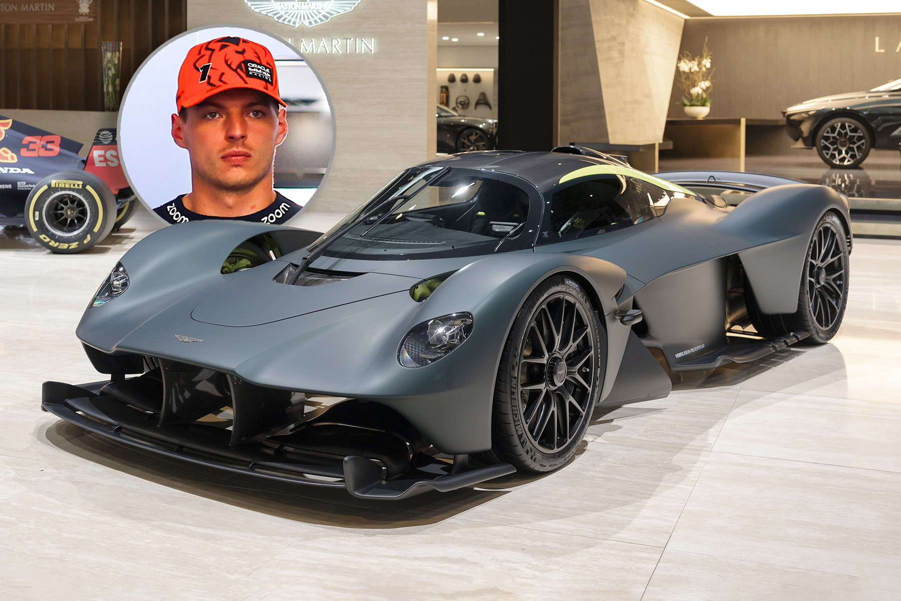 Max Verstappen Aston Martin Valkyrie