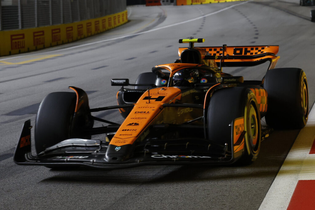Formel 1 Norris McLaren Singapur 2023