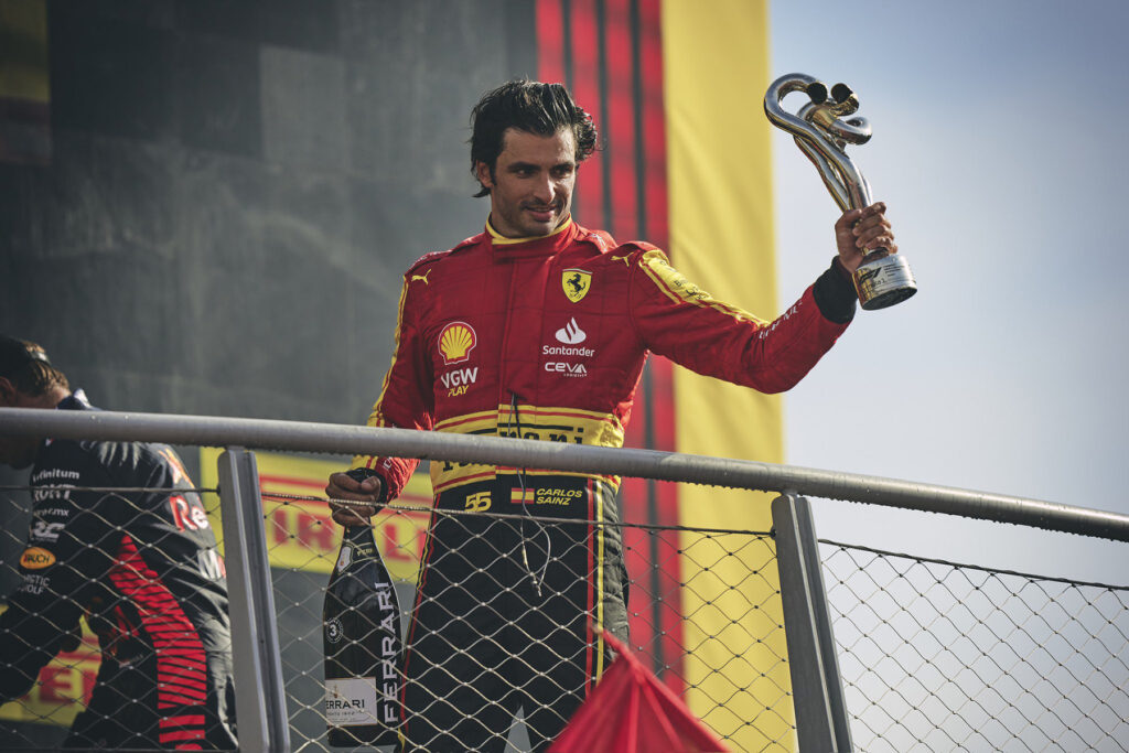 Formel 1 Sainz Ferrari Monza 2023