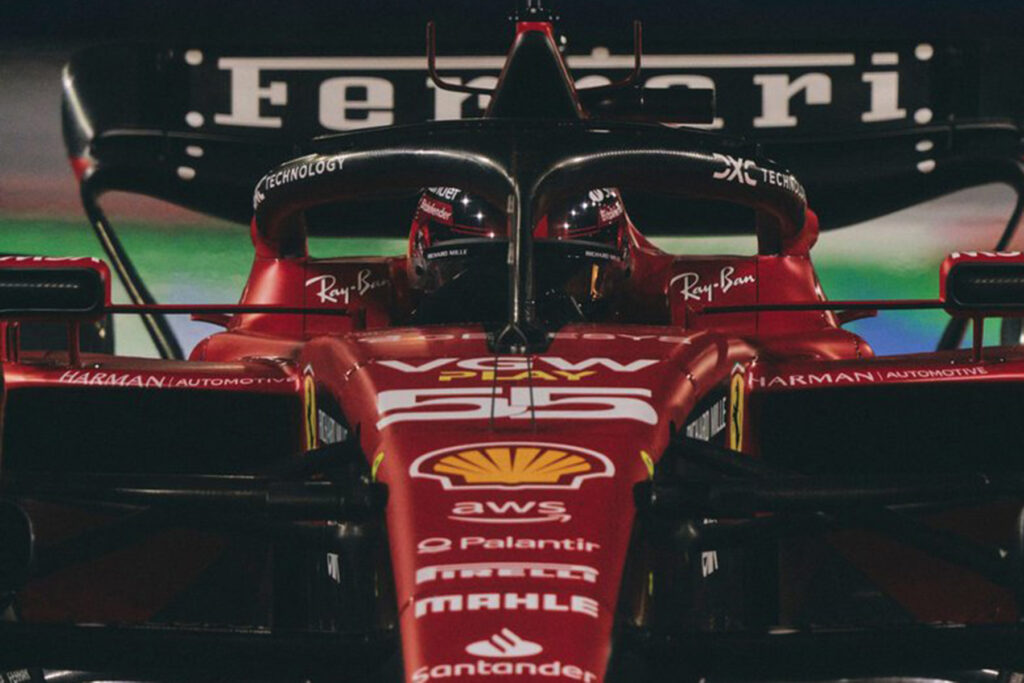 Formel 1 Carlos Sainz jr. Ferrari Singapur 2023