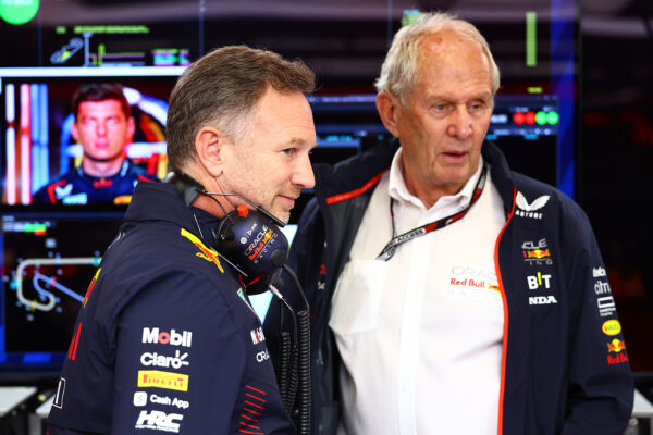 Formel 1 Christian Horner mit Dr. Helmut Marko. Credit: Red Bull Content Pool