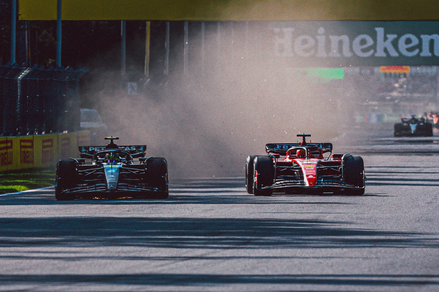 Formel 1 Lewis Hamilton Charles Leclerc Mercedes Ferrari Mexiko 2023