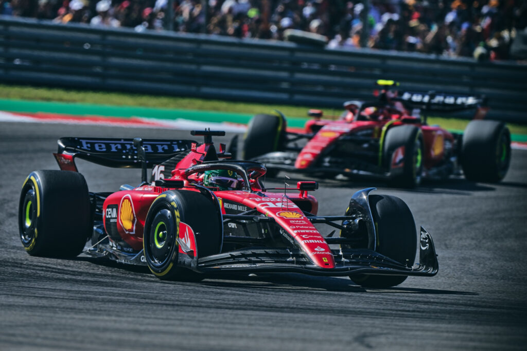 Formel 1 Charles Leclerc Carlos Sainz Ferrari Austin USA GP 2023
