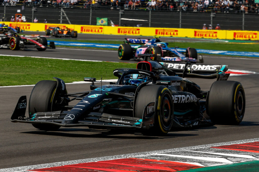 Formel 1 George Russell Mercedes Mexiko 2023